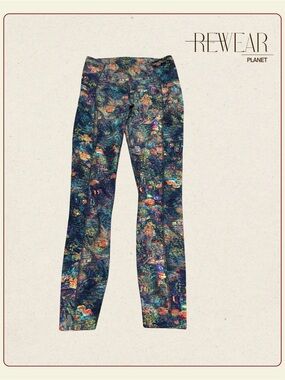 Lululemon Wunder Under High-Rise Printed Leggings Women’s Size 4 Multicolor